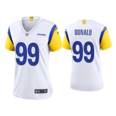 Women's Los Angeles Rams #99 Aaron Donald White Alternate Game Jersey