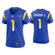 Women's Los Angeles Rams #1 Allen Robinson II Royal Game Jersey