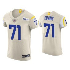 Men's Los Angeles Rams #71 Bobby Evans Cream Vapor Elite Jersey