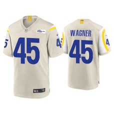 Men's Los Angeles Rams #45 Bobby Wagner Bone Game Jersey