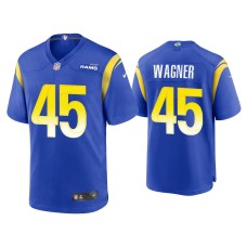 Men's Los Angeles Rams #45 Bobby Wagner Royal Game Jersey