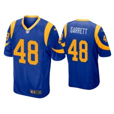 Men's Los Angeles Rams #48 Chris Garrett Royal Game Jersey