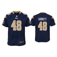 Youth Los Angeles Rams #48 Chris Garrett Navy Game Jersey