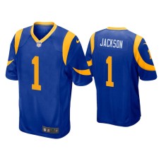 Men's Los Angeles Rams #1 DeSean Jackson Royal Game Jersey