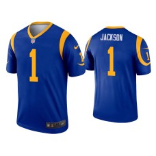 Men's Los Angeles Rams #1 DeSean Jackson Royal Legend Jersey