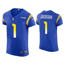 Men's Los Angeles Rams #1 DeSean Jackson Royal Vapor Elite Jersey