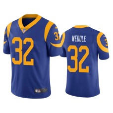 Men's Los Angeles Rams #32 Vapor Untouchable Limited Eric Weddle Vapor Limited Royal Jersey