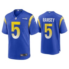 Men's Los Angeles Rams #5 Jalen Ramsey Royal Game Jersey