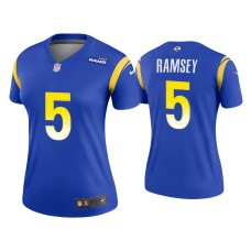 Women's Los Angeles Rams #5 Jalen Ramsey Royal Legend Jersey