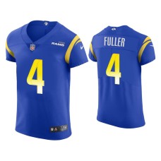 Men's Los Angeles Rams #4 Jordan Fuller Royal Vapor Elite Jersey