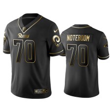 Men's Los Angeles Rams #70 2019 Golden Edition Vapor Untouchable Limited Joseph Noteboom Black Jersey's