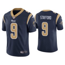 Men's Los Angeles Rams #9 Matthew Stafford Vapor Limited Navy Jersey