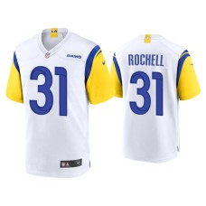 Men's Los Angeles Rams #31 Robert Rochell White Alternate Game Jersey