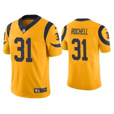 Men's Los Angeles Rams #31 Color Rush Limited Robert Rochell Gold Jersey