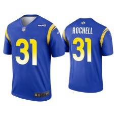 Men's Los Angeles Rams #31 Robert Rochell Royal Legend Jersey