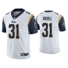 Men's Los Angeles Rams #31 Vapor Limited Robert Rochell White Jersey