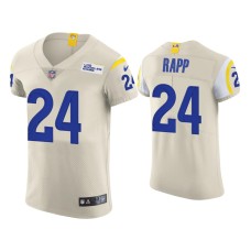 Men's Los Angeles Rams #24 Taylor Rapp Cream Vapor Elite Jersey