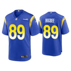 Men's Los Angeles Rams #89 Tyler Higbee Royal Game Jersey