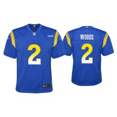 Youth Los Angeles Rams #2 Robert Woods Royal Game Jersey