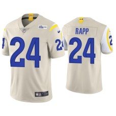 Men's Los Angeles Rams #24 Taylor Rapp Vapor Limited Bone Jersey