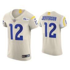 Men's Los Angeles Rams #12 Van Jefferson Cream Vapor Elite Jersey