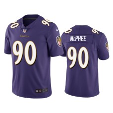 Men's Baltimore Ravens #90 Vapor Untouchable Limited Pernell McPhee Vapor Limited Purple Jersey