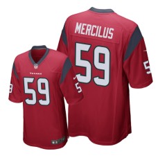 Men's Houston Texans #59 Red Whitney Mercilus Nike Game Jersey