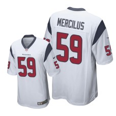 Men's Houston Texans #59 White Whitney Mercilus Nike Game Jersey