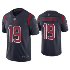 Men's Houston Texans #19 Color Rush Limited Andre Roberts Navy Jersey