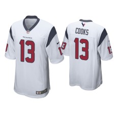 Men's Houston Texans #13 Brandin Cooks White Game Jersey