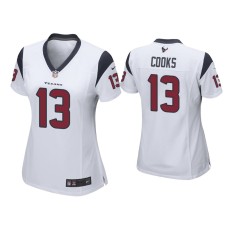 Women's Houston Texans #13 Brandin Cooks White Game Jersey