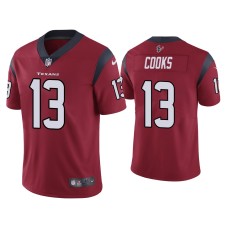 Men's Houston Texans #13 Brandin Cooks Vapor Limited Red Jersey