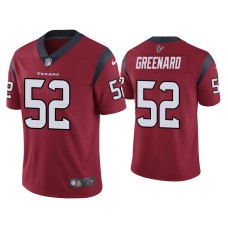 Men's Houston Texans #52 Jonathan Greenard Vapor Limited Red Jersey