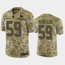 Men's Houston Texans #59 Whitney Mercilus Nike Salute to Service Limited Jersey - Camo