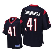 Youth Houston Texans #41 Navy Zach Cunningham Pro Line Jersey